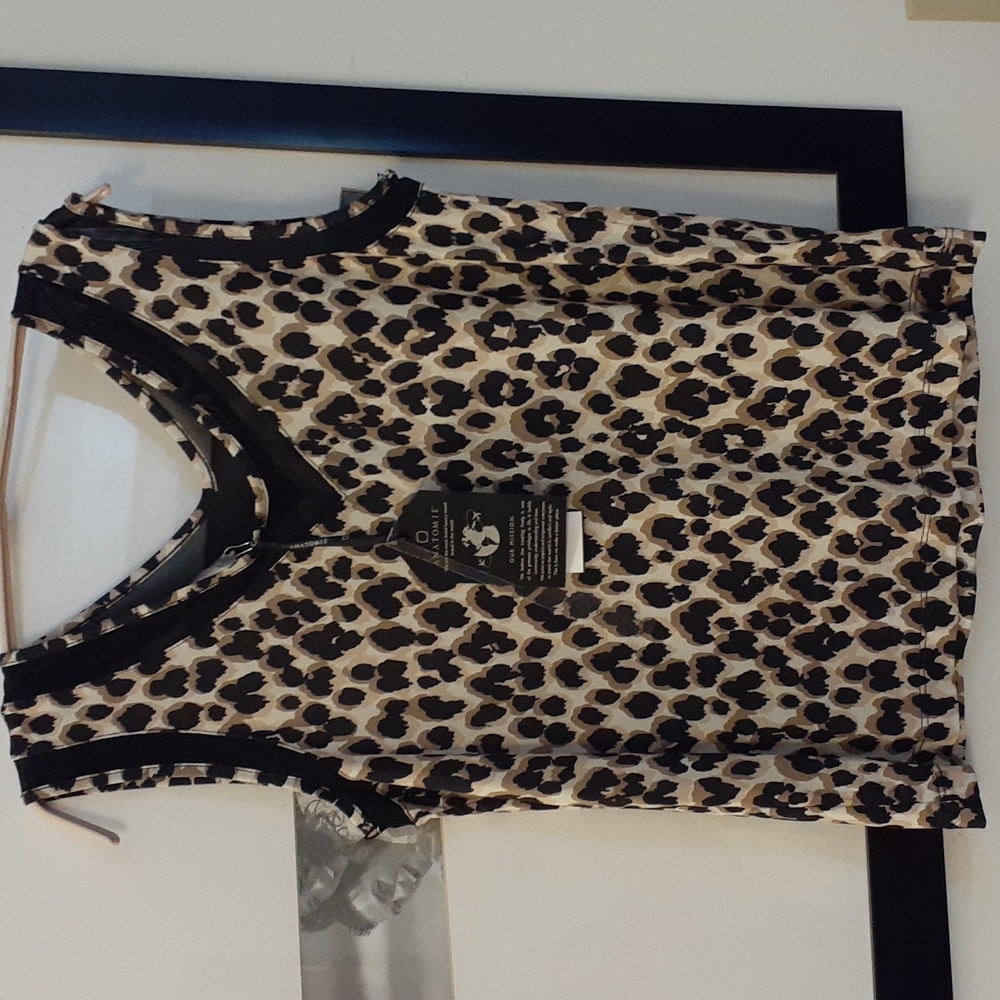 Anatomie Animal print Jackson Tank Top, Women's M.       NWT